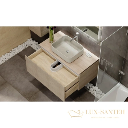 тумба jorno karat kar.01.100/p/bul 100 см, бук светлый