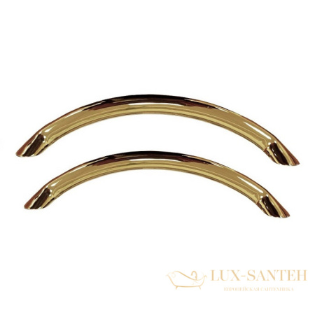 ручки dlr000016 для чугунных ванн дугообразные delice серия elite (комплект 2 шт), золото