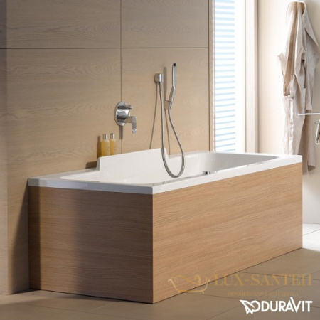 акриловая ванна duravit durastyle 700299000000000 190х90, белый