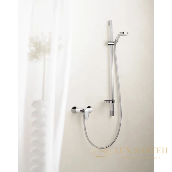 душевой гарнитур hansgrohe croma 100 27653000 ecosmart, хром