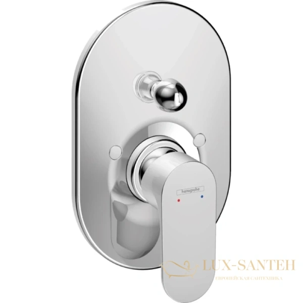 смеситель для ванны c душем hansgrohe rebris s 72449000, хром