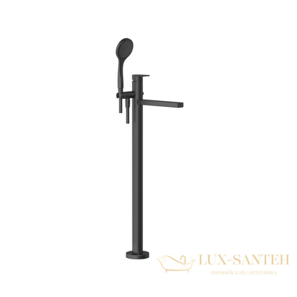 смеситель напольный для ванны gessi emporio via manzoni 24982.299, black xl