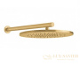 верхний душ gessi 316 shower 54148.727 ø 355 мм, brushed brass pvd