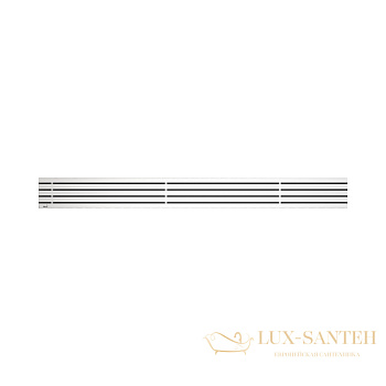 alcaplast решетка для модулярного водоотводящего желоба apz13, нержавеющая сталь-мат, stream дизайн stream, stream-850m, 850 мм