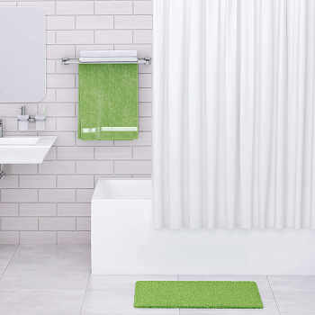 шторка для ванной wasserkraft vils sc-10203, цвет белый