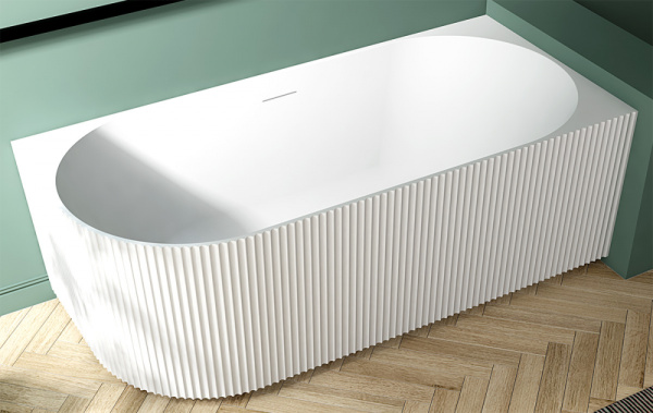 акриловая ванна abber ab9329-1.7 r, цвет белый