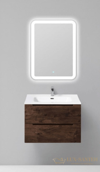 тумба под раковину belbagno etna 39 etna39-700/390-2c-so-rw-p подвесная, rovere moro