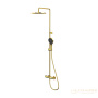 термостатическая душевая система наружного монтажа whitecross y y1254topgl, золото