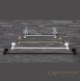 полотенцедержатель colombo design plus w4909.gl 33,5 см, графит полированный