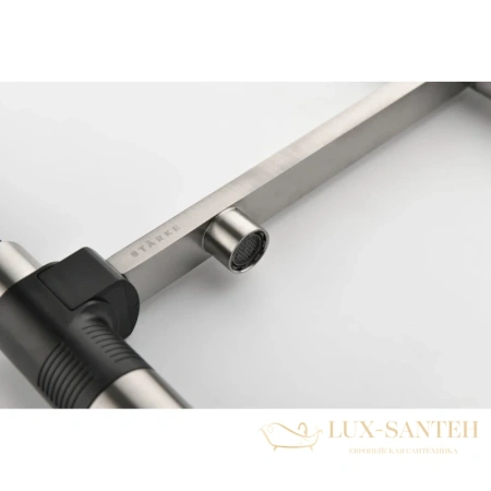 смеситель paulmark gravity gr213188-ni для кухни с подключением к фильтру, никель