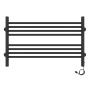полотенцесушитель с/т laris оливия чкч8 800/500 левый тэн черный матовый 73207628