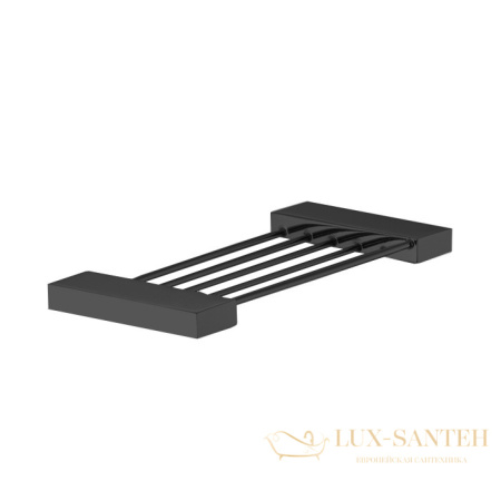 мыльница fima carlo frattini quadra, f6028ns, черный матовый