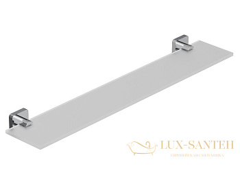 полка стеклянная 600 мм, kludi vela s, 2597305, хром глянцевый