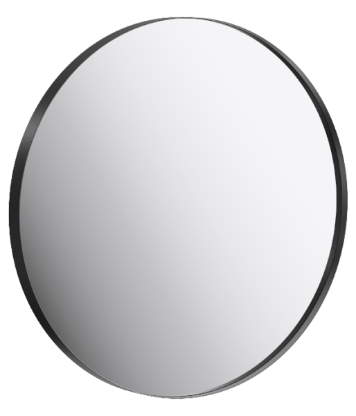 зеркало aqwella круглое-80, rm0208blk, цвет черный