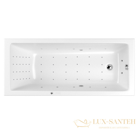 ванна whitecross wave slim 160x80 "nano", 0111.160080.100.nano.cr, белый