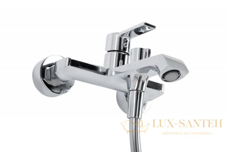 смеситель для ванны belbagno aurora-vasm-crm, с ручным душем, хром глянцевый глянцевый 