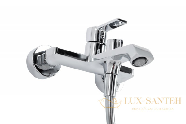 смеситель для ванны belbagno aurora-vasm-crm, с ручным душем, хром глянцевый глянцевый 