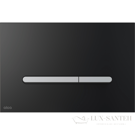 кнопка управления alcaplast flat, ray-gl1204, для скрытых систем инсталляции, белый