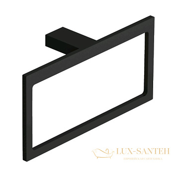 полотенцедержатель-кольцо 200 мм, kludi vela c, 3197839, черный матовый