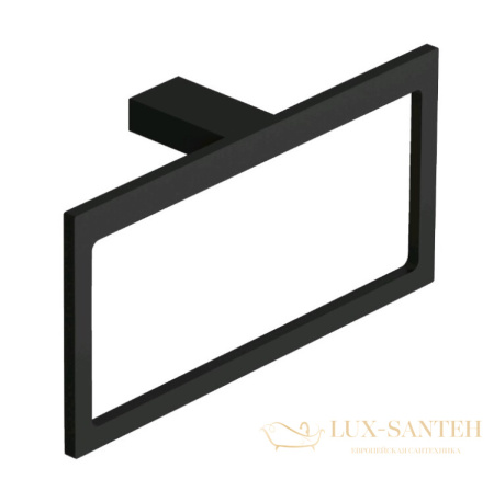 полотенцедержатель-кольцо 200 мм, kludi vela c, 3197839, черный матовый