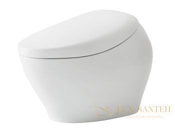 унитаз  электронный с сиденьем приставной toto neorest, cs901vr#nw1, 468x800x565 мм, выпуск в пол, безободковый, tornado flush, cefiontest, цвет белый