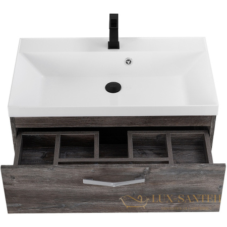 тумба под раковину belbagno aurora aurora-800-2c-so-pp 80 см подвесная, pino pasadena