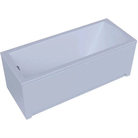 акриловая ванна aquatek либра new 150х70 см lib150n-0000003 на каркасе, с фр. экраном и слив-переливом, белая