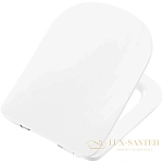 Сиденье BelBagno Prado BB10150SC для унитаза с микролифтом, белый