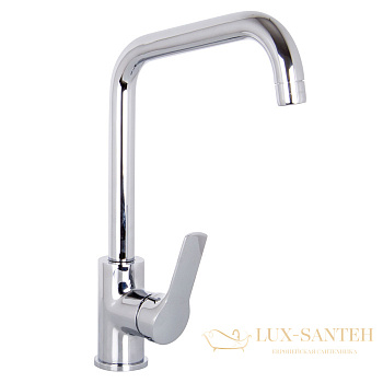 fima carlo frattini kitchen, f3067/1rcr, смеситель (spillo up) для кухни, вращающийся излив, цвет хром