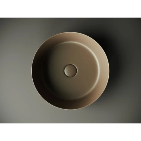 раковина ceramica nova element cn6022mdb 39x39 см, темно-коричневый матовый