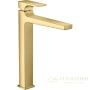 смеситель для раковины hansgrohe metropol 260 32512990 со сливным клапаном push-open золото
