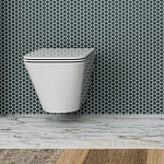 Унитаз подвесной AZZURRA Build, BUVKSPE00000BI, 55х36х32 см, с креплением, цвет белый