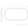 зеркало cezares molveno czr-spc-molveno-1500-800-mov 150x80 см