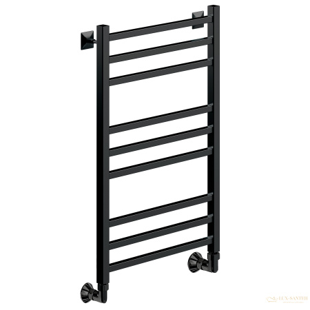 полотенцесушитель ника modern лм 5 80/50 ral9005 черный матовый