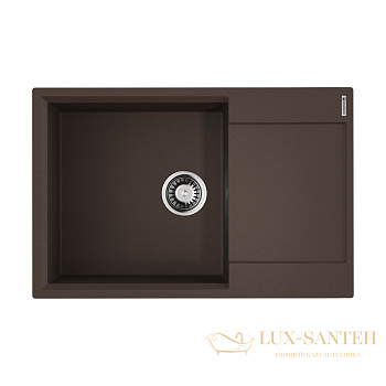 кухонная мойка omoikiri daisen 78-lb-dc artgranit х темный шоколад, 4993691