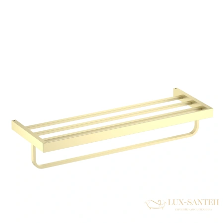 полка для полотенец timo petruma 15258/17, золото матовое