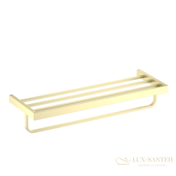 полка для полотенец timo petruma 15258/17, золото матовое