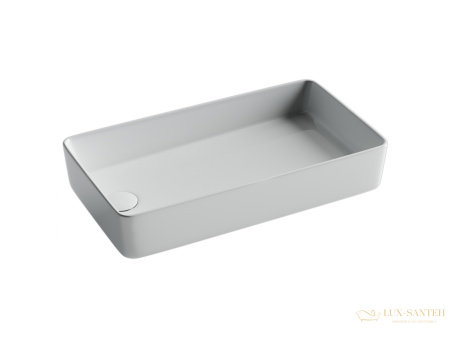 раковина накладная ceramica nova element cn5048, 620*340*110 мм, белый