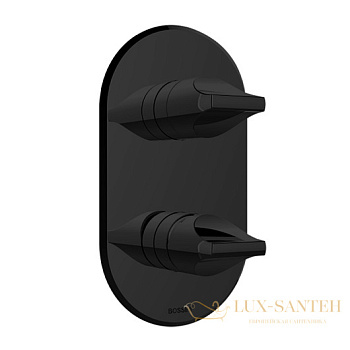 смеситель bossini apice z00501.073, черный матовый