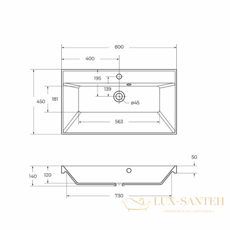 раковина belbagno bb800/450-lv-art-ast-nero 80 см, черный матовый
