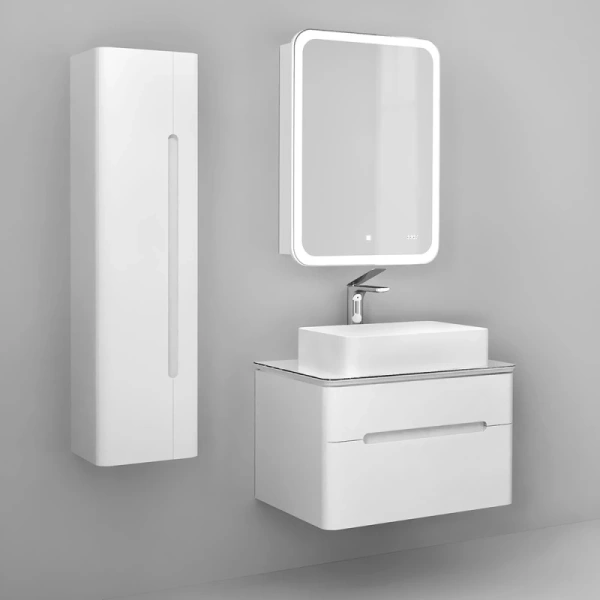 зеркальный шкаф jorno bosko bos.03.60/w r 60,2х80 см, белый 