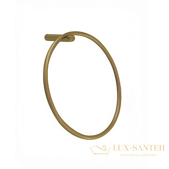 полотенцедержатель кольцо stil haus hashi hs07(18), матовое золото