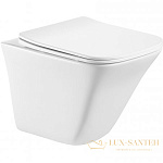 Подвесной унитаз BelBagno Marmi BB052CHR без сиденья, белый