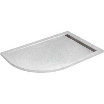 душевой поддон cezares tray as tray-as-rh-120/80-30-w-r из искусственного камня 120x80 r, белый