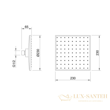 душевая система для ванны berges nardis 3s, 071011, встраиваемая, черный матовый
