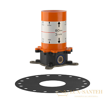 встраиваемая часть gessi emporio via manzoni 38389.031, напольного смесителя для ванны, хром