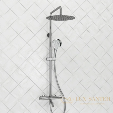 душевая система wasserkraft a188.116.101.087.ch thermo 300 мм, хром