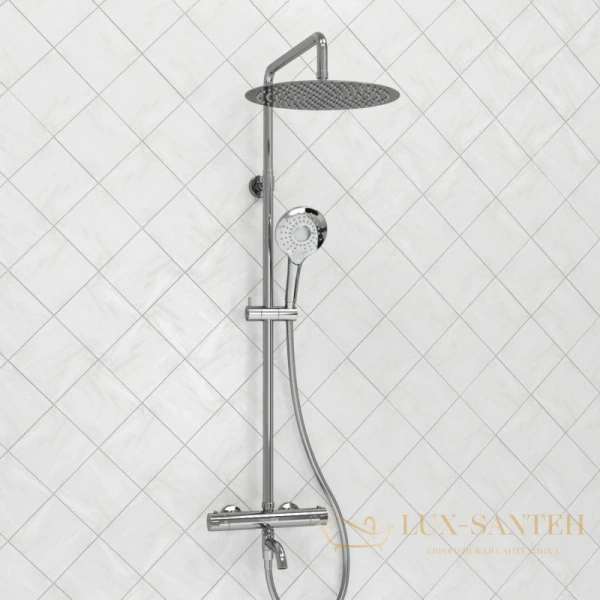 душевая система wasserkraft a188.116.101.087.ch thermo 300 мм, хром