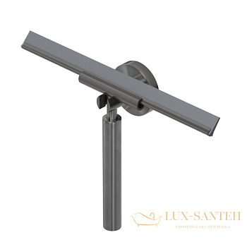 водосгон для душевых ограждений cezares relax-sv-gm, оружейная сталь брашированная