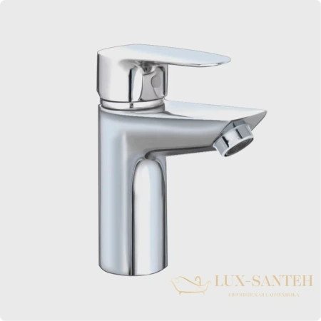 смеситель для раковины aquame prato aqmp6111, с донным клапаном, хром